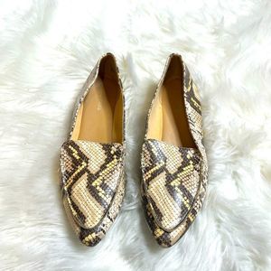Snakeskin Express loafer